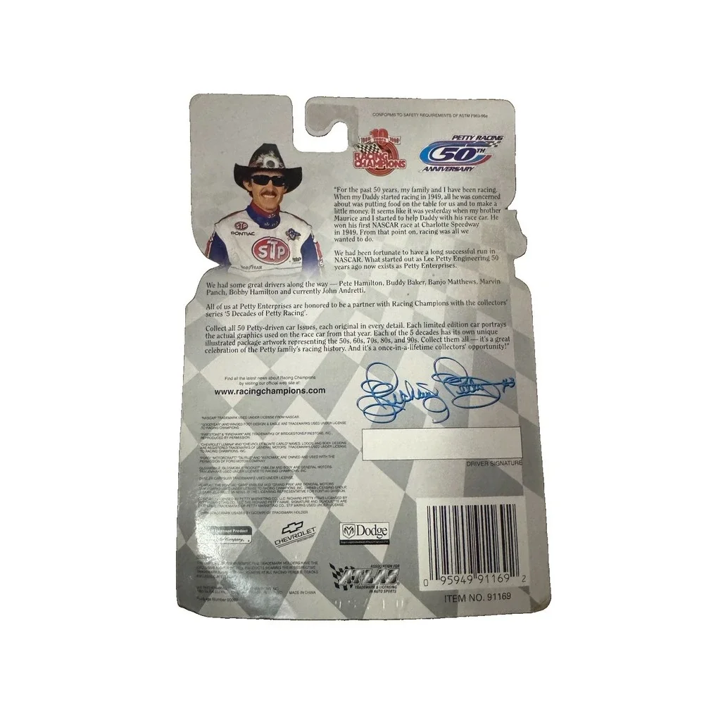 Racing Champions 5 Decades Petty 1981 Richard Petty #43 Buick 1:64 Sealed STP